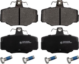 Фото 1/8 ADN14296, Комплект колодок дисковых NISSAN ALMERA II 00-, ALMERA TINO 00-, PRIMERA 90-02,