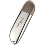 Флеш-диск 16 GB NETAC U352, USB 2.0, металлический корпус, серебристый ...