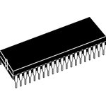 TC850CPL, 15-bit + Sign- ADC 0.04ksps, 40-Pin PDIP