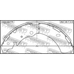 0402-KB4TR, Колодки тормозные задние (барабанные) комплект