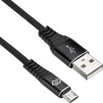 Кабель MICROUSB-2M-BRAIDED-BLK USB (m)-micro USB (m) 2м черный 1шт в упак. 1084577