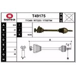 T49175, Привод левый 624mm\ Renault Twingo 1.2i 93