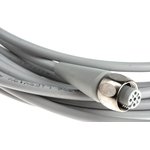 Разъем прямой M12, 4pin, с кабелем 5м, IP69K, нерж. сталь, гигиенич. исполнение
