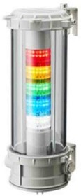 ST-PA-LR6502WJBWRYGBC, ST-PA Series Coloured Signal Tower, 5 Lights, 24 V dc, Direct Mount