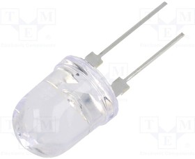 OSG58DA131U, LED; 10mm; green; 30°; Front: convex; 3?3.6V; Pitch: 5.16mm; -30?85°C