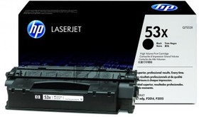 Фото 1/10 Картридж HP Q7553X для принтеров Hewlett Packard LaserJet P2015/ P2014/ P2015D/ P2015dn/ P2015n/ P2015x/ P2727MFP (Ресурс 7000 страниц)