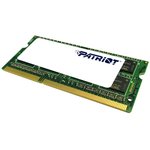 Оперативная память Patriot DDR3-1600 8GB PC-12800 SODIMM (PSD38G1600L2S)