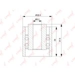 PB3079, PB-3079_ролик обводной ремня ГРМ!\ Audi 80/A4/A6, VW Golf 1.9TDi 91