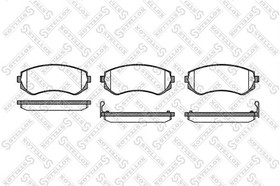 328 012-SX, 328 012-SX_=317 12=FDB1166=222253 !колодки дисковые п.\ Nissan Almera 1.4i-2.0D 96