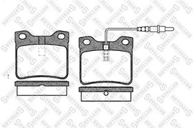 332 022B-SX, 332 022B-SX_колодки дисковые !задн. \MB Vito 108 2.3D/110 2.3TD/113 2.0i 96-98