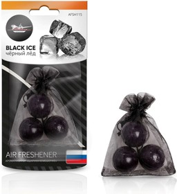 AFSH115, Ароматизатор Шарики в мешочке черный лед, Airline | купить в ...