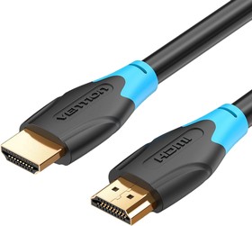 Фото 1/2 Кабель Vention HDMI(m)/HDMI(m) - 10 м (AACBL), Кабель Vention HDMI High speed v2.0 with Ethernet 19M/19M - 10м
