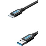 Кабель Vention USB 3.0 AM/Micro-B - 0.25 м (COPBC), Кабель Vention USB 3.0 ...