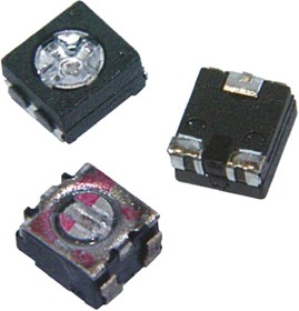 Фото 1/2 3203X103P, Res Cermet Trimmer 10K Ohm 25% 0.05W(1/20W) 1(Elec)/1(Mech)Turns 1.9mm (3.4 X 3.5 X 2mm) J-Hook SMD Tape