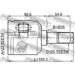 0411-N11W, ШРУС внутренний