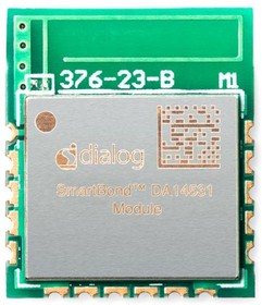 DA14531MOD-00F01002, Bluetooth Modules - 802.15.1 Bluetooth Low Energy 5.1 Module with integrated ARM Cortex M0+, memories and peripherals ?