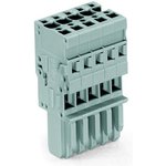 769-106, 769 Series Female Plug, 6 Pole for Use with X-COM System 769 Series