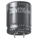 EKMM201VSN821MR30S, Cap Aluminum Lytic 820uF 200V 20% (30 X 30mm) Snap-In 10mm ...