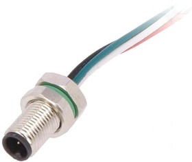 Фото 1/2 PXMBNI05RPM04AFL001, Straight Male 4 way M5 to Unterminated Sensor Actuator Cable, 100mm