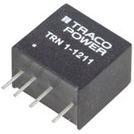 TRN 1-1211, Isolated DC/DC Converters - Through Hole 9-18Vin 5Vout 200mA 1W Iso ...
