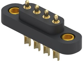 Фото 1/3 868-22-004-00-011101, CONNECTOR, HEADER, 4POS, 4MM, SOLDER