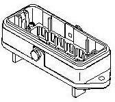 58691-0010, Heavy Duty Power Connectors POWER CONN SHELL ASS OWER CONN SHELL ASSY