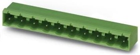 Фото 1/2 1766291, 8 Угловой 1 7.62mm Зеленый На плату-Cloe P=7.62mm Подключаемая Клеммная Колодка