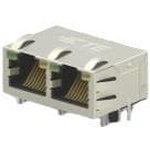 2301996-7, Modular Connectors / Ethernet Connectors RJ45 JACK INT.MAG ...