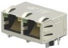 2301996-7, Modular Connectors / Ethernet Connectors RJ45 JACK INT.MAG. 1GB LED 1X2 INV.