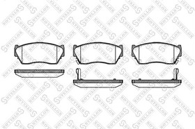 375 002-SX, 375 002-SX_=364 02=FDB763 !колодки дисковые п.\ Nissan Sunny 1.4-2.0D 91-95/100NX/SX 1.6-2.0 90-94