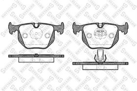 Фото 1/2 392 020B-SX, 392 020B-SX_колодки дисковые з.!\ BMW E38 2.8/4.0/5.0/2.5TDs/3.0D 95-01/E46 M3 3.2 00