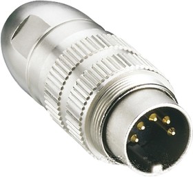 0331 05, 5 Pole Din Plug, DIN EN 60529, 5A, 60 V ac IP68, Male, Cable Mount