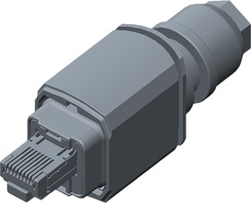 Фото 1/2 2120864-1, 215875 Series Male RJ45 Connector, Cable Mount, Cat5e, Shielded, Unshielded Shield