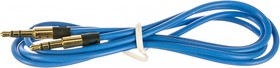 Аудио кабель Jack 3.5(M)/Jack 3.5(M), Mobile, 1м, синий, коробка CCAB-01-35MM-1MU