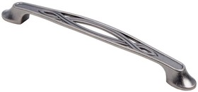 Ручка-скоба 160 мм, чернёный старинный цинк RS-084-160 BAZ