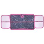 Пенал ПИФАГОР, 1 отделение, 2 откидные планки, полиэстер, 20х14 см ...