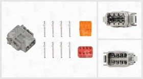 7804486, Разъём 8и контактный (ответная часть 7804481)(комплектация 8-pin, фиксатор, уплотнение)