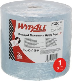Фото 1/7 7300, L20 EXTRA+ Rolled Blue Paper Towel, 380 x 235mm, 2-Ply, 500 Sheets
