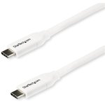 USB2C5C2MW, USB 2.0 Cable, Male USB C to Male USB C Cable, 2m