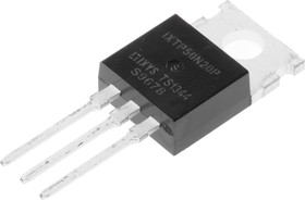 Фото 1/5 N-Channel MOSFET, 50 A, 200 V, 3-Pin TO-220 IXTP50N20P