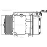 LCAC2701, Компрессор SCANIA P,G,R,T series (04-) кондиционера LUZAR