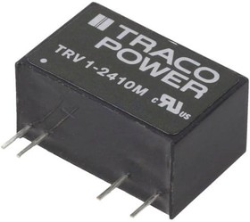 Фото 1/3 TRV 1-2410M, Isolated DC/DC Converters - Through Hole 1W 19.2-28.8Vin 3.3V 303mA SIP Iso