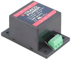 Фото 1/4 TMDC 06-2415, Isolated DC/DC Converters - Chassis Mount DC/DC converter, 6 Watt, Encapsulated PCB mount, 9-36VDC in, 24VDC out