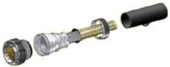 311FS001M1604, Shrink Boot Adapters 180° 16 Shell Size Electroless Nickel Rotatable