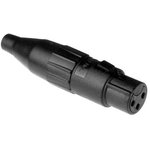 AC3FCP, XLR Connectors 3 Pole XLR Female Cable Conn Stamped Contact ...