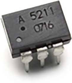 Фото 1/2 ASSR-5211-001E, Solid State Relay, 0.2 A Load, PCB Mount, 600 V Load, 1.7 V Control