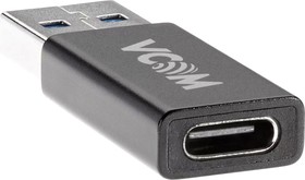 Фото 1/10 Адаптер VCOM USB 3.0 Type C F/USB 3.0 M (CA436M)