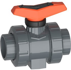 Фото 1/3 161546243, PVC-U 2 Way, Ball Valve, 3/4in, 16bar Operating Pressure