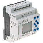 197215 EASY-E4-AC-12RC1, EasyE4 Series Control Relay, 100 → 240 V ac/dc Supply ...