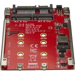 S322M225R, 2 port 2.5 in Dual Slot M.2 to SATA Adapter